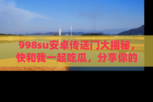 998su安卓传送门大揭秘,快和我一起吃瓜,分享你的发现!