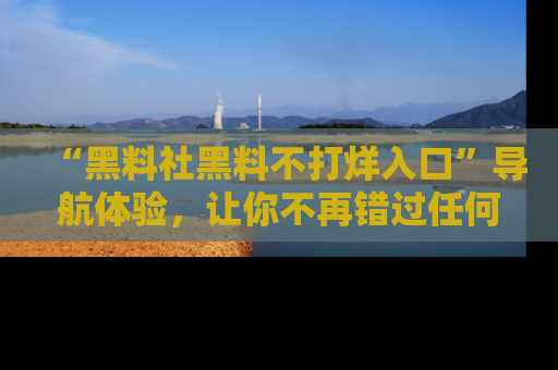 “黑料社黑料不打烊入口”导航体验,让你不再错过任何精彩黑料