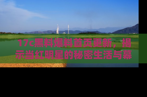 17c黑料爆料首页更新,揭示当红明星的秘密生活与幕后故事
