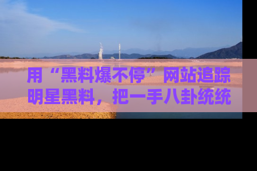 用“黑料爆不停”网站追踪明星黑料,把一手八卦统统收进你的后宫中!