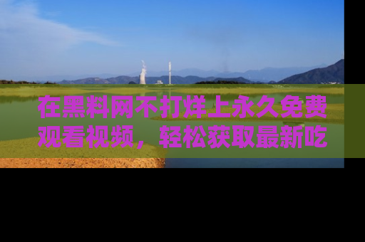 在黑料网不打烊上永久免费观看视频，轻松获取最新吃瓜资讯！