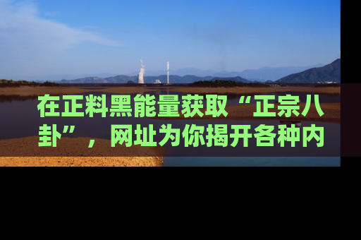 在正料黑能量获取“正宗八卦”,网址为你揭开各种内幕故事!